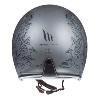 Casque Jet LE MANS 2 SV Skull&Roses gris mat